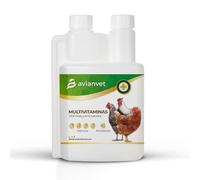 Avianvet Multivitaminas | Suplemento vitamínico para gallinas y Aves de Corral | Apoyo nutricional, vitalidad y Equilibrio | 200 ml