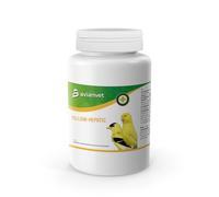 Avianvet Yellow Hepatic | Suplemento para Canarios y Aves Silvestres | Colorante Amarillo con Protector hepático para intensificar el Plumaje y Mejorar la muda 100 g