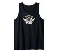 Aviation Pilot My Happy Place Has Wings Airplane Design Camiseta sin Mangas
