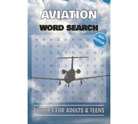 Aviation Word Search: Word Searches with Easy-to-Read Print about Aviation, Airplane, Air Travel, Pilots and more | 6x9 inches, ... Vacations, Holidays, Birthdays & Relaxation times