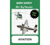 Aviator Word Search Puzzle: Airplanes, Jets, Helicopters, Aviation Careers, and more | 6x9 inches | 110 pages | Fun for trips, flights, and vacation