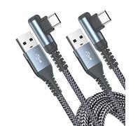 AviBrex [ 1m+2m Cable USB C carga rápida 3.1 A, cable de carga type c de nailon para i Phone 15 16 Pro Max, Samsung Galaxy S24 S23 S22 S21 S20 S10 S9 S8 Plus, Note, A71 A55 A52, Flip Pixel LG
