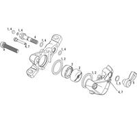 Avid Piezas de repuesto Elixir R/CR pinza de frenos (2009-2011) negro