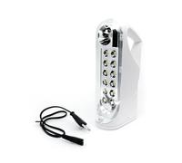 Avidsen 103622 lámpara de Emergencia portátil con Salida de Carga USB, Blanco