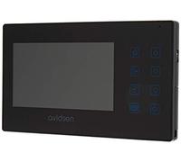 Avidsen - Monitor Adicional táctil Extra Plano de 2 Hilos • Lacado en Negro, diseño Extra Plano Moderno y Discreto, Teclas táctiles ergonómicas., Calidad de Imagen excepcional - 112392