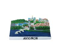 Avignon France - Imán para Nevera Ciudades 3D de Resina, Hecho a Mano, Diseño de Avignon