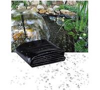 AVIITI Lámina para Estanque, 1X2m 2X2m 3X3m HDPE U-V Resistente Garden Pond Liner, Lona De Caucho para Estanque De 0,13 Mm De Grosor,Negro,2x2m