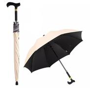 AVIITI Paraguas Bastón Para Caminar Al Aire Libre, Non Slip Ciudad-Safewalking Paraguas A Prueba De Viento Palo, Turismo Multifunción Muleta Paraguas Hombres Mujeres,D,83cm/32.6inch
