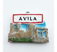 Ávila España Imán de Nevera 3D Resina de la Ciudad de Viaje Recuerdo Colección de Regalo Fuerte Etiqueta Engomada refrigerador