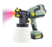 Avilia Barnizador en Spray a batería 20 V, HVLP con regulador de Flujo - Tecnología de Baja presión, 3 boquillas, Ideal para Bricolaje, Madera y Metal