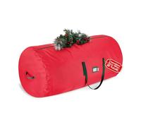 Avilia Bolsa plegable para árbol de Navidad impermeable con cremallera, asas reforzadas y etiqueta transparente, ideal como bolsa para árbol de Navidad de 210 cm, fácil de almacenar y transportar