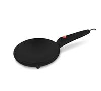 Avilia Crepera eléctrica antiadherente - Sartén eléctrica para crepes con mango de 20 cm, práctica y rápida para crepes perfectos, 700 W