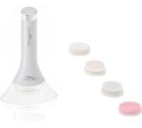 Avilia Cuida tu piel con elegancia: cepillo de limpieza facial con 4 cabezales para una rutina de belleza perfecta. Innovadora tecnología Skincare, 15 x 4 x 10 cm, color blanco.