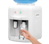 Avilia - Dispensador de Agua eléctrico con 2 temperaturas con calefacción 500 W y refrigeración 70 W, depósito de Acero Inoxidable, 29 x 38 x 28 cm, Compatible con Botellas de 3 a 5 litros