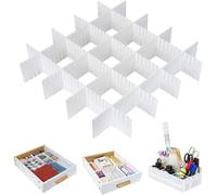 Avilia Divisor para cajones de 49,5 x 10 cm - Juego de 6 unidades: optimiza la organización de tus cajones con estos separadores prácticos