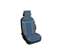 Avilia Funda para Respaldo de Coche Universal de Fibra de bambú Transpirable - Funda Azul para Asiento de Verano, Apto para Conductor y Pasajero, 48 x 33 x 5,5 cm