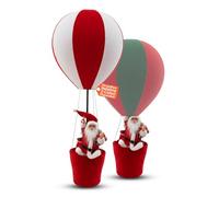 Avilia - Globo de Navidad grande con Papá Noel y decoración de árbol, decoración de accesorios de tienda para el hogar, decoración navideña original lista para usar