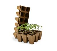 Avilia - Juego de 120 macetas para Plantas biodegradables de turba Natural para semillero y huerto doméstico, trasplante Directo para el Crecimiento de raíces, Sana, ecológica