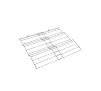 Avilia Juego de 2 rejillas para especias extensibles para cajón con 4 estantes - Estantes para organización de tarros, de acero inoxidable, antipolvo y antiarañazos, 26-51 x 47 x 3 cm, gris