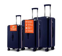 Avilia Juego de 3 Maletas con Colores Diferentes, Turquesa, L, nd