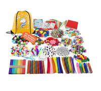 Avilia - Juegos para niña con mochila unicornio, suministros artísticos de más de 1000 piezas creativas para actividades Montessori, manualidades y idea de regalo educativa