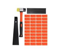 Avilia Kit de 43 piezas para suelo laminado con martillo ergonómico, espaciadores de cuña, bloque de golpeo y extractor de cuchillas para una instalación precisa y ordenada