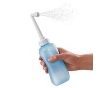 Avilia Peri Bottle - Bidé portátil, 450 ml | Alcachofa íntima, boquilla angular 60°, botella blanda EVA, higiene perineal, tapón de seguridad, lavado de viaje hospital