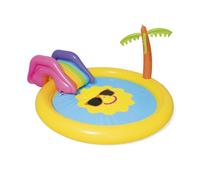 Avilia Piscina Hinchable con tobogán y Cascada: diversión de Verano Segura para niños a Partir de 2 años, Dimensiones 237 x 201 x 104 cm, Capacidad 225 litros