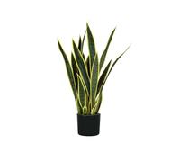 Avilia Planta Sansevieria Falsa con 21 Hojas de Polietileno, Altura 75 cm - Planta Falsa Ideal para Interiores, para decoración del hogar y la Oficina