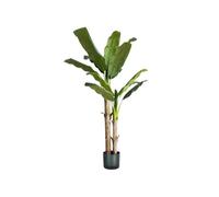 Avilia Plátano Artificial de 170 cm de Polietileno con 17 Hojas, Planta de plátano Artificial, Decorar ambientes Interiores