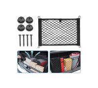 Avilia Red portaobjetos para Maletero de Coche, Kit de Montaje Flexible con 4 Anclajes, organización óptima para baúl, Resistente y Elegante, Color Negro, 80 x 25 cm