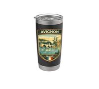 Aviñón Francia vacaciones familiares a Aviñón francés Vaso térmico de acero inoxidable de doble pared