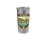 Aviñón Francia vacaciones familiares a Aviñón francés Vaso térmico de acero inoxidable de doble pared