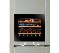 AVINTAGE Vinoteca empotrable AVI6075PLATINUM, Cíclico, Empotrable, Entre 21 y 49 botellas