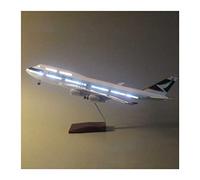 Avión 47cm Apto para B747 Aviación W Tren Aterrizaje Ligero Escala 1 150 Colección Aviones Resina Fundida A Presión Kit de Juego de Pasatiempo(B)