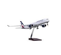 Avión A Escala 1/142 De 47 Cm Modelo A350 De Aeroflot Aerolínea Rusa con Ruedas De Resina Plástica Regalo Cumpleaños Recuerdos Colección
