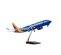 Avión A Escala 1/85 De 47 Cm Modelo 737-700 De Southwest Airlines Fabricado En Resina Plástica Fundida A Presión Regalo Cumpleaños Recuerdos Colección