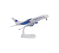 Avión A380 De 20 Cm A Escala 1/400 Modelo Metal Malasia con Adornos para El Tren Aterrizaje Aficionados Militares