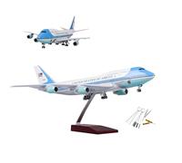 Avión Air Force One B747 a Escala 1:150 con Soporte y Kit de 10 Herramientas for Limpiar Puntas. Exhibición Aviones fundidos presión for entusiastas aviación. Exhibición(Standard)