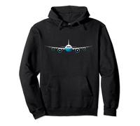 Avión Airbus, piloto de aerolínea. Sudadera con Capucha