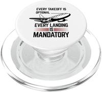 Avión Cada despegue es Opcional para Pilotos y aviación PopSockets PopGrip para MagSafe