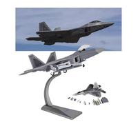 Avión Combate Raptor Model USA 1:72 F-22, Modelo avión exhibición estático aleación TY 325 FW Avión Coleccionable Fuerza Aérea EE. UU aeronave Militar elaborada for entusiastas