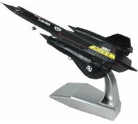 Avión Combate reconocimiento SR-71 Blackbird aleación Escala 1:144 la USAF para exhibición Fiestas navideñas