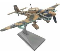 Avión Combate Stuka Ju-87 la Fuerza Aérea Escala 1/72 para Modelo avión Militar aleación Metal Fundido presión Ideal para Regalar