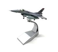 Avión de Aleación en Miniatura Avión De Combate De Aleación De Simulación F-16C De La Fuerza Aérea Juguete Coleccionable Escala 1:100