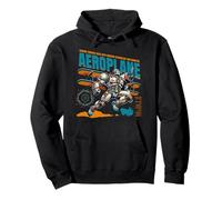 Avión de Ciencia ficción con tecnología de aviación y robótica Sudadera con Capucha