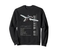 Avión de Combate a reacción A-10 Warthog Thunderbolt II Sudadera