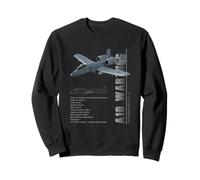 Avión de Combate a reacción A-10 Warthog Thunderbolt II Sudadera