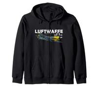Avión de combate alemán I German Warbird I Luftwaffe WW2 Sudadera con Capucha