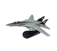 Avión De Combate De Metal Fundido A Presión Tomcat F-14 VF103 Christmas Cat Squadron Modelo De Avión De Aleación Coleccionable (con Soporte) Regalo De Exhibición